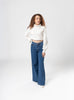 Pantalón wide leg denim