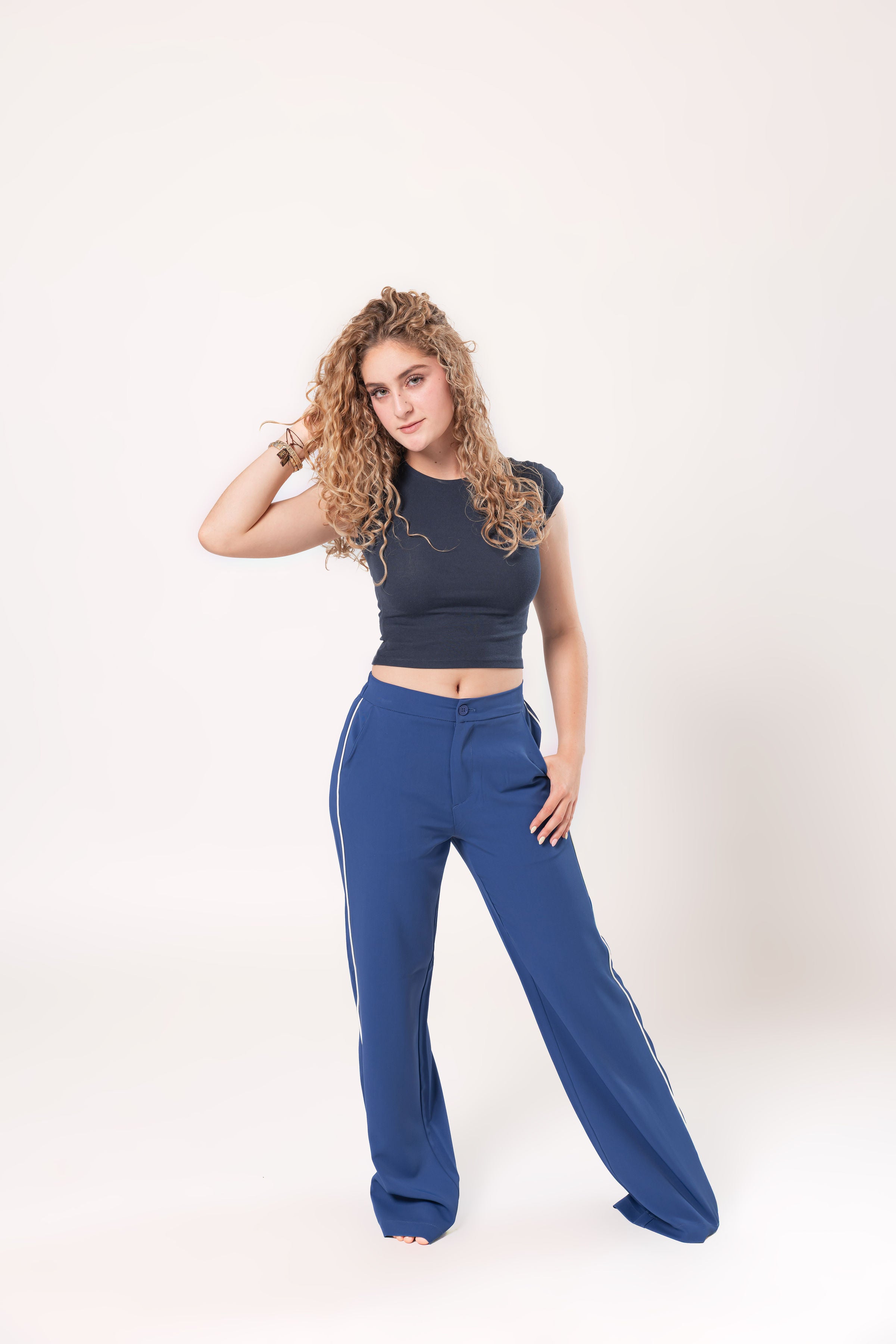 Pantalón de vestir color navy