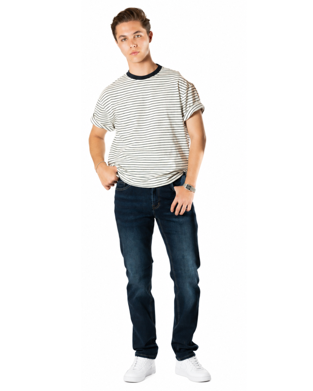 Pantalon de hombre DXM019-DARK BLUE