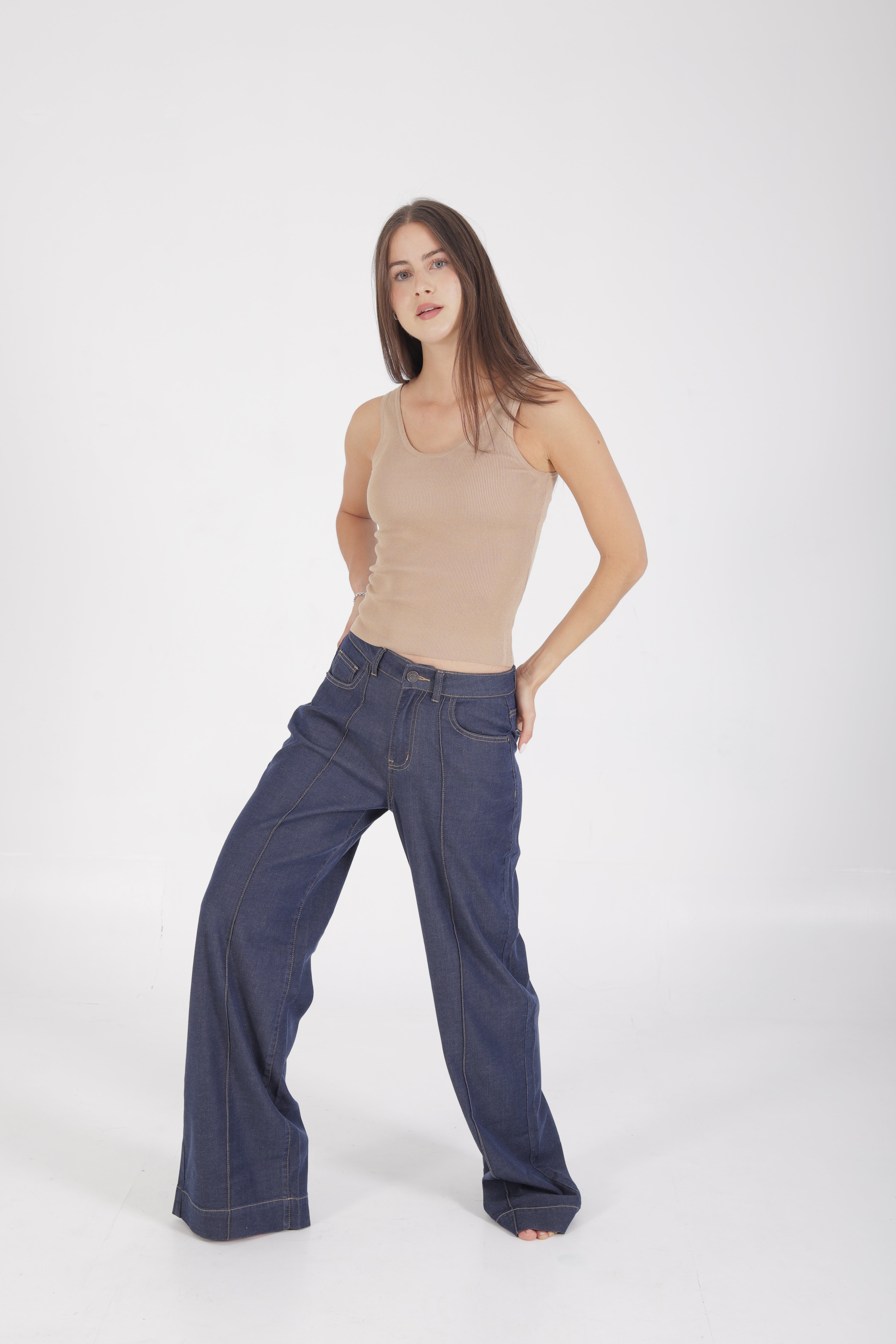Pantalón de vestir denim
